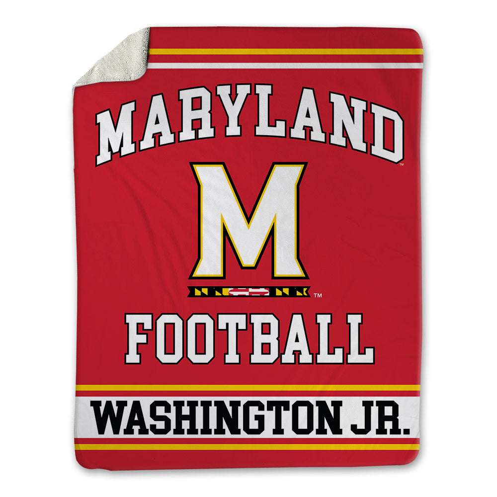 Maryland - NCAA Football : Ontario Washington Jr. - Blanket-0
