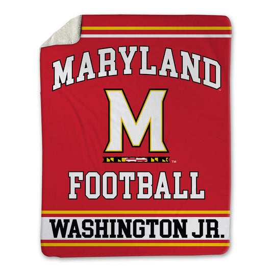 Maryland - NCAA Football : Ontario Washington Jr. - Blanket-0