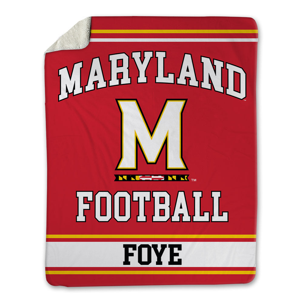 Maryland - NCAA Football : Solomon Foye - Blanket-0