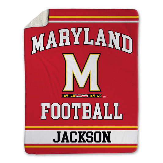 Maryland - NCAA Football : Amari Jackson - Blanket-0