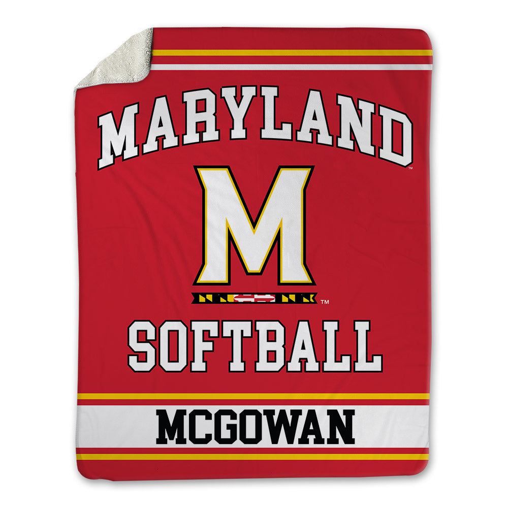 Maryland - NCAA Softball : Anna McGowan - Blanket-0