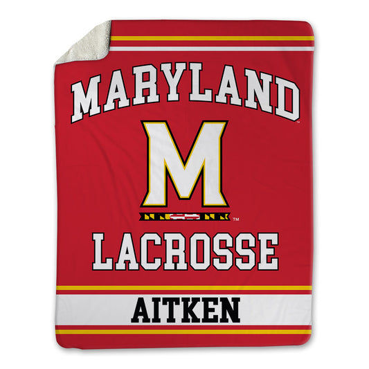 Maryland - NCAA Men's Lacrosse : Aidan Aitken - Blanket-0