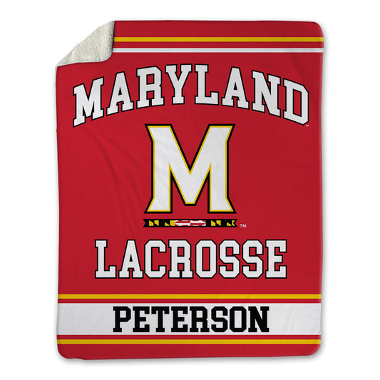 Maryland - NCAA Women's Lacrosse : Carly Peterson - Blanket-0