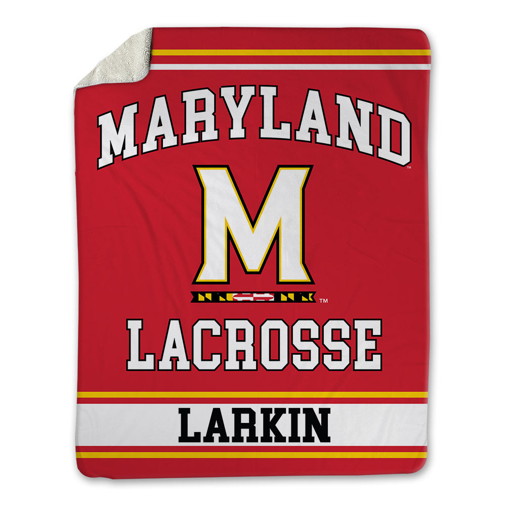 Maryland - NCAA Men's Lacrosse : AJ Larkin - Blanket-0
