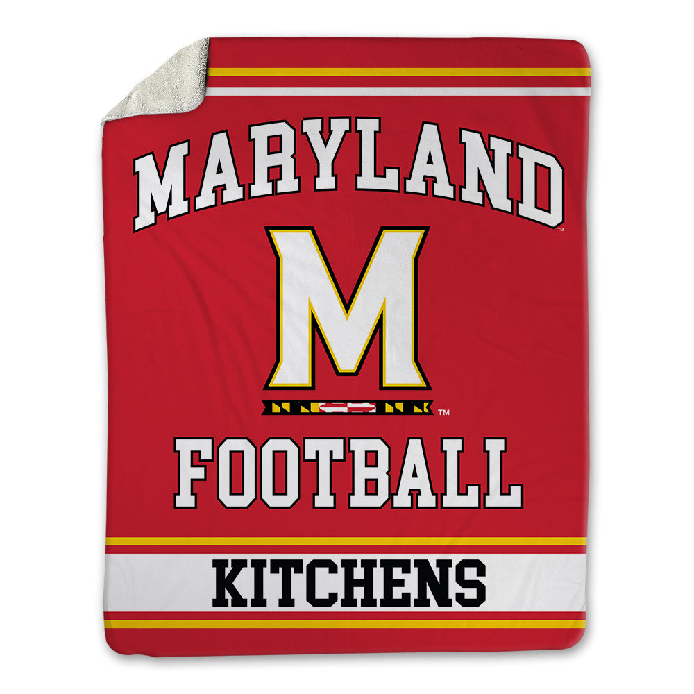 Maryland - NCAA Football : Jayden Kitchens - Blanket-0