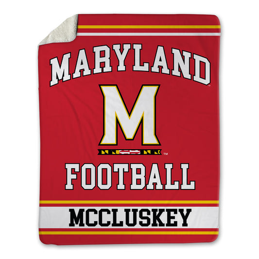Maryland - NCAA Football : Thomas McCluskey - Blanket-0