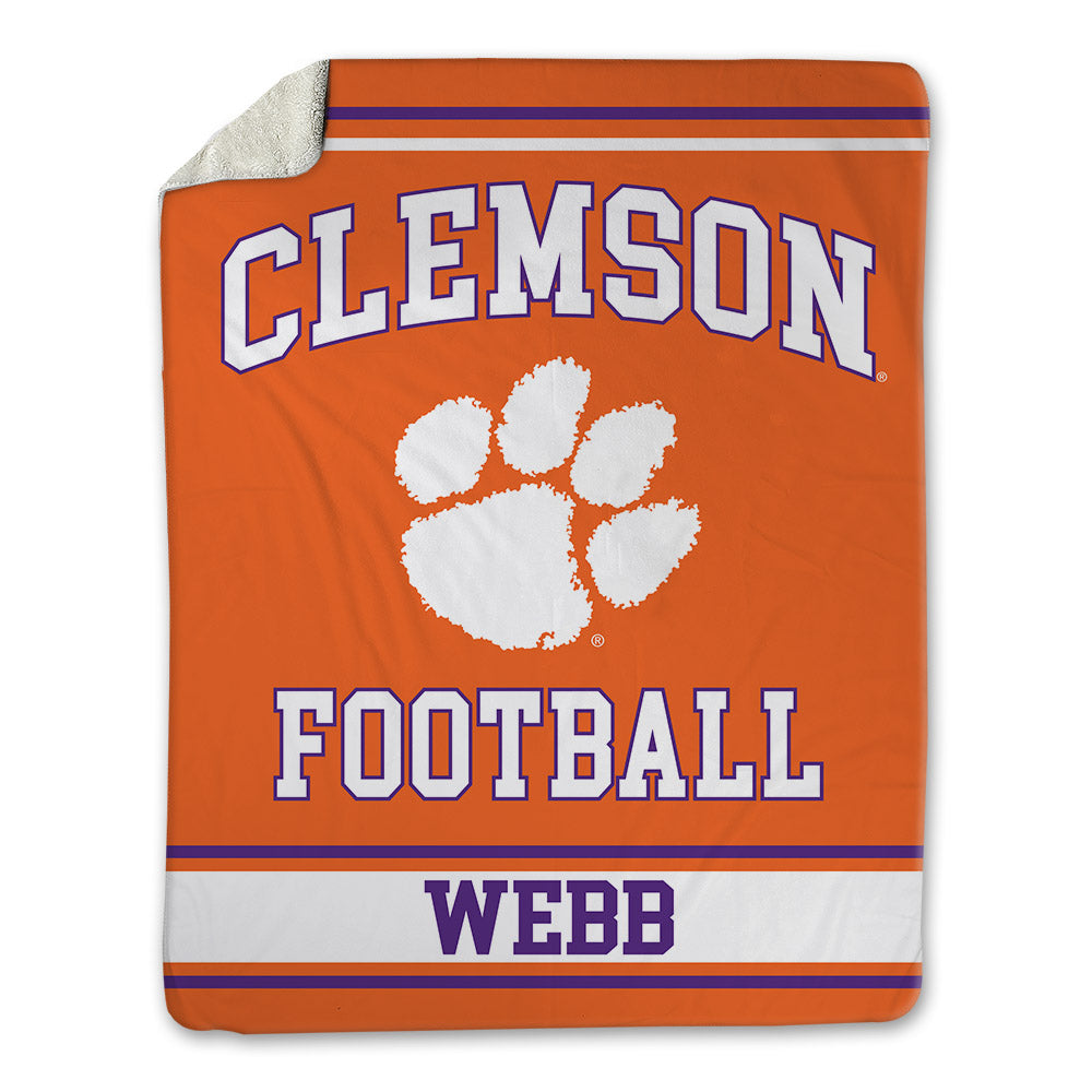 Clemson - NCAA Football : Kylen Webb - Blanket-0