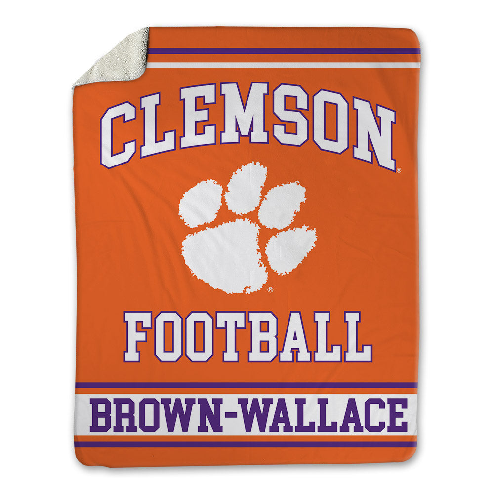 Clemson - NCAA Football : Jaylen Brown-Wallace - Blanket-0