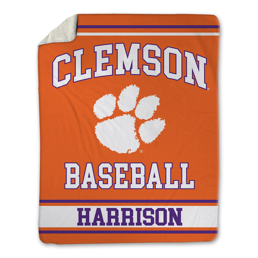 Clemson - NCAA Baseball : Dylan Harrison - Blanket-0
