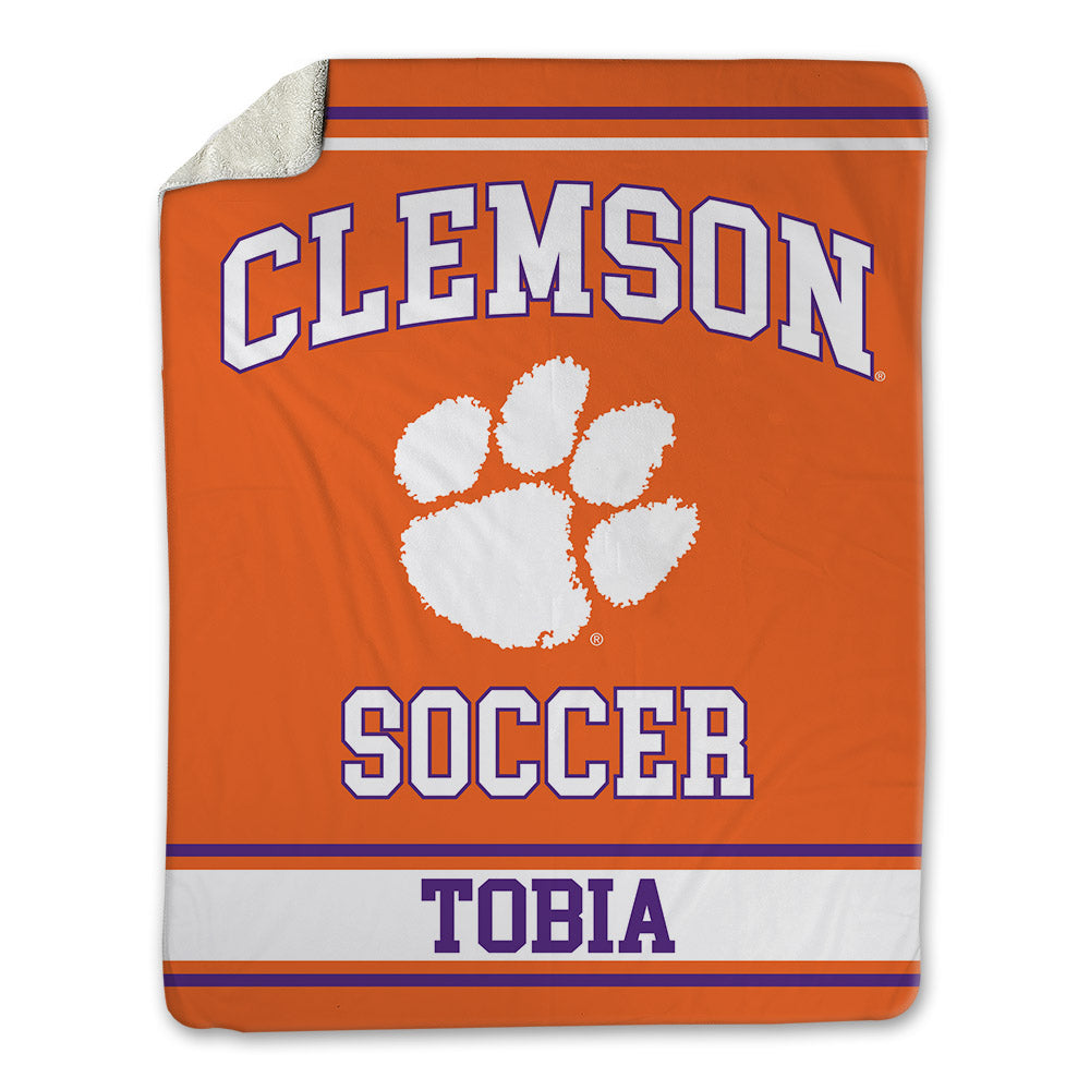 Clemson - NCAA Women's Soccer : Jenna Tobia - Blanket-0
