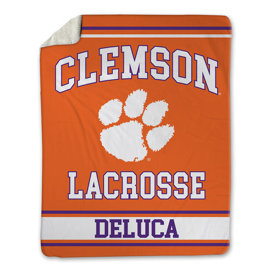 Clemson - NCAA Women's Lacrosse : Tessa DeLuca - Blanket-0