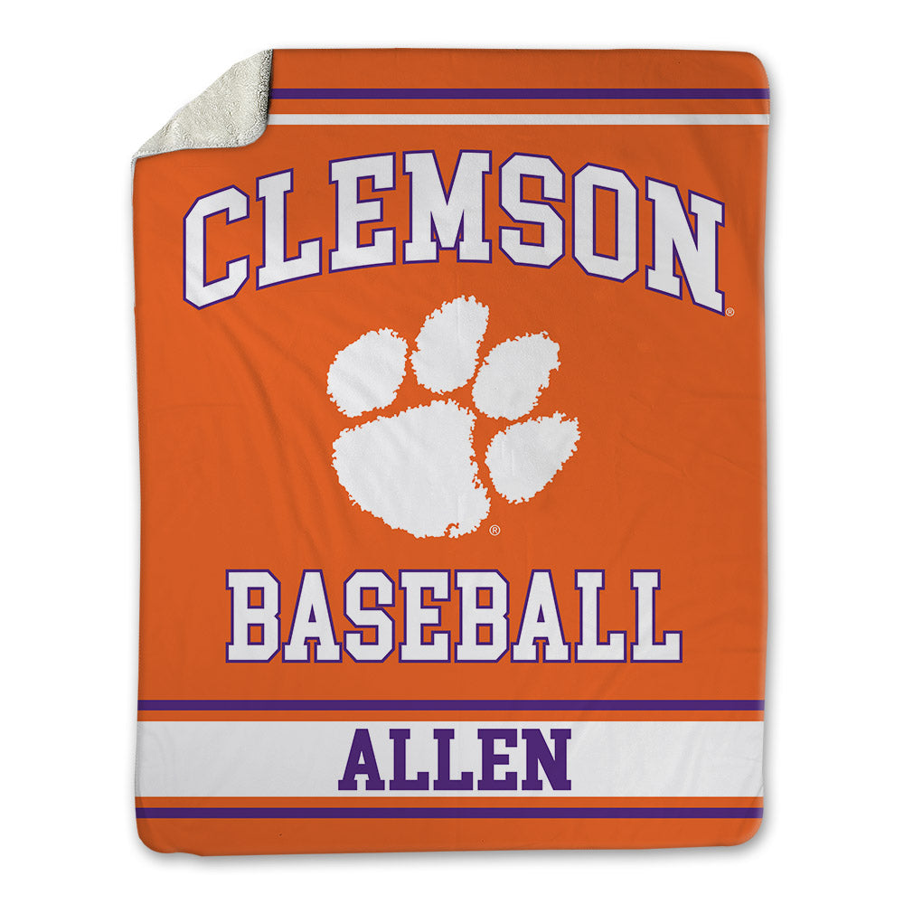 Clemson - NCAA Baseball : Joe Allen - Blanket-0
