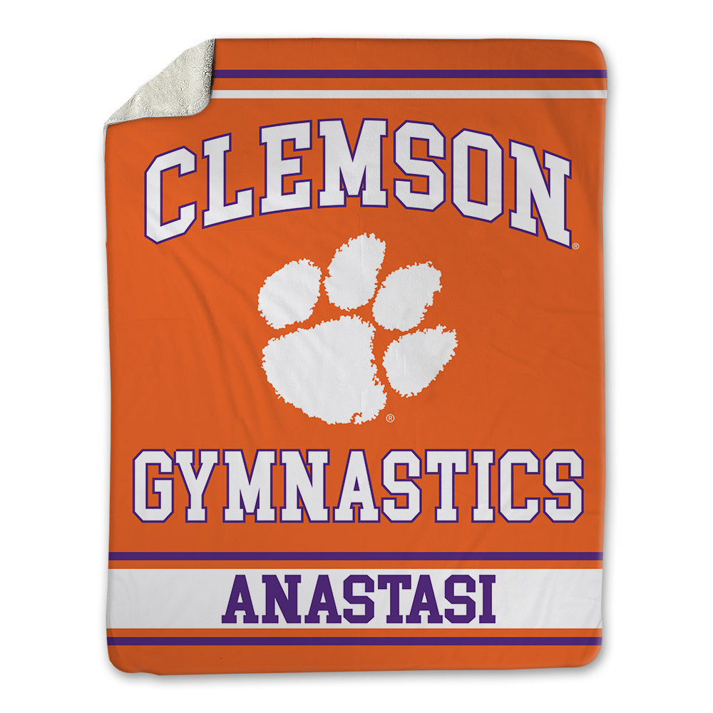 Clemson - NCAA Women's Gymnastics : Paige Anastasi - Blanket-0