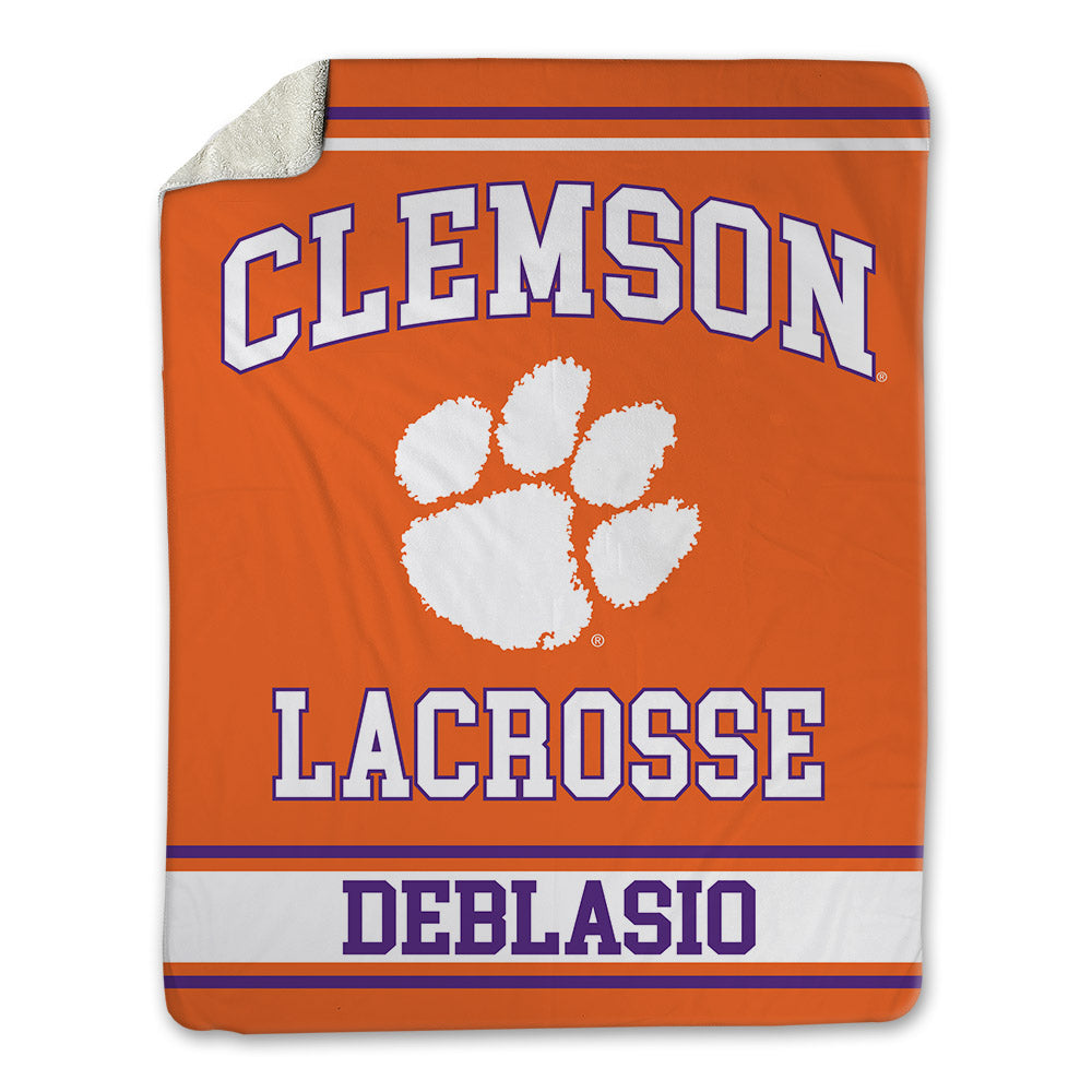 Clemson - NCAA Women's Lacrosse : Jordan DeBlasio - Blanket-0