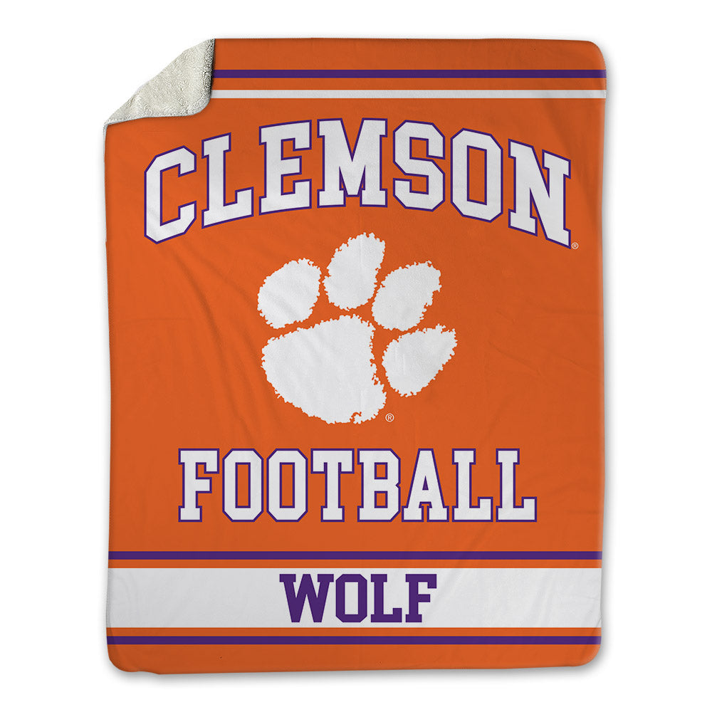 Clemson - NCAA Football : Jack Wolf - Blanket-0