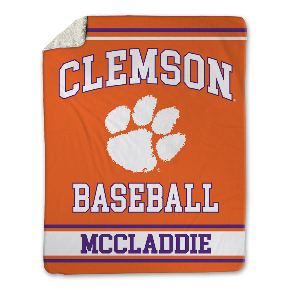 Clemson - NCAA Baseball : Tryston McCladdie - Blanket-0
