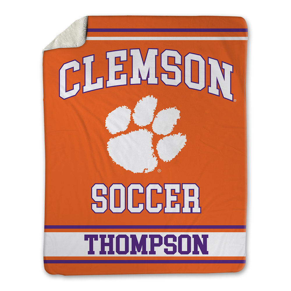 Clemson - NCAA Women's Soccer : Reagan Thompson - Blanket-0