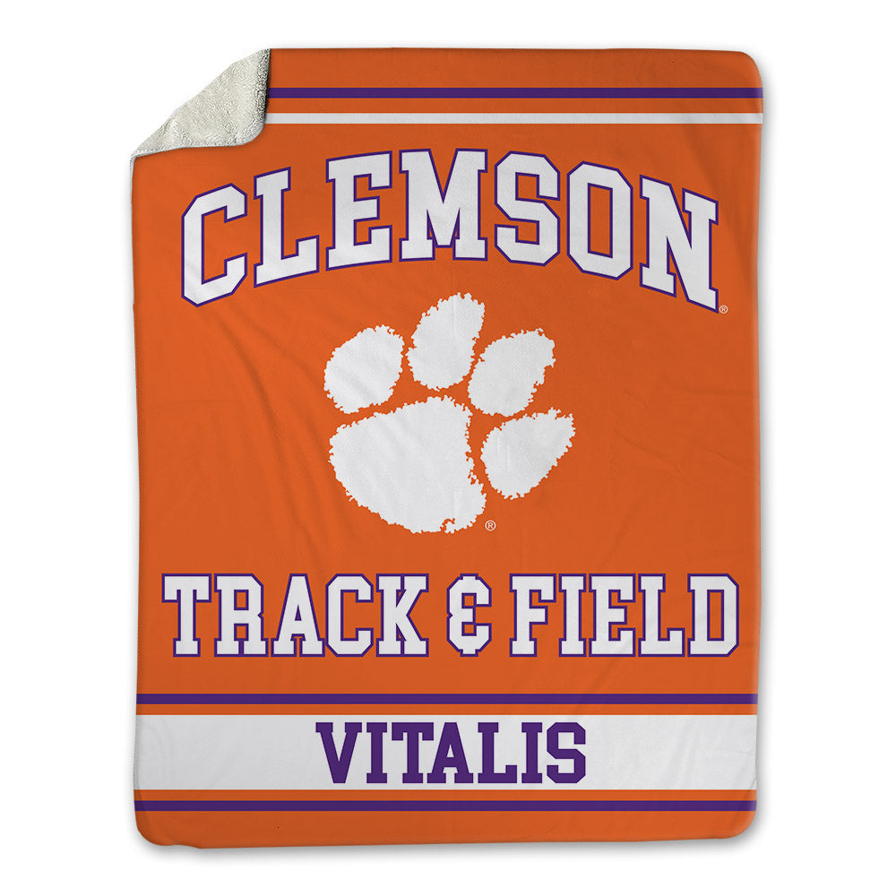 Clemson - NCAA Men's Track & Field : Khailan Vitalis - Blanket-0