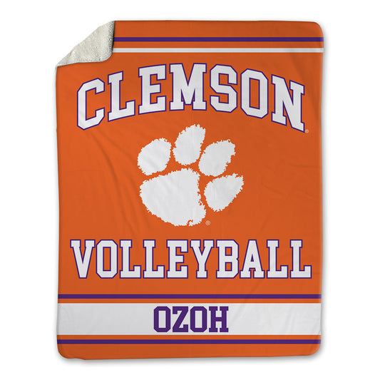 Clemson - NCAA Women's Volleyball : Ihuoma Ozoh - Blanket-0