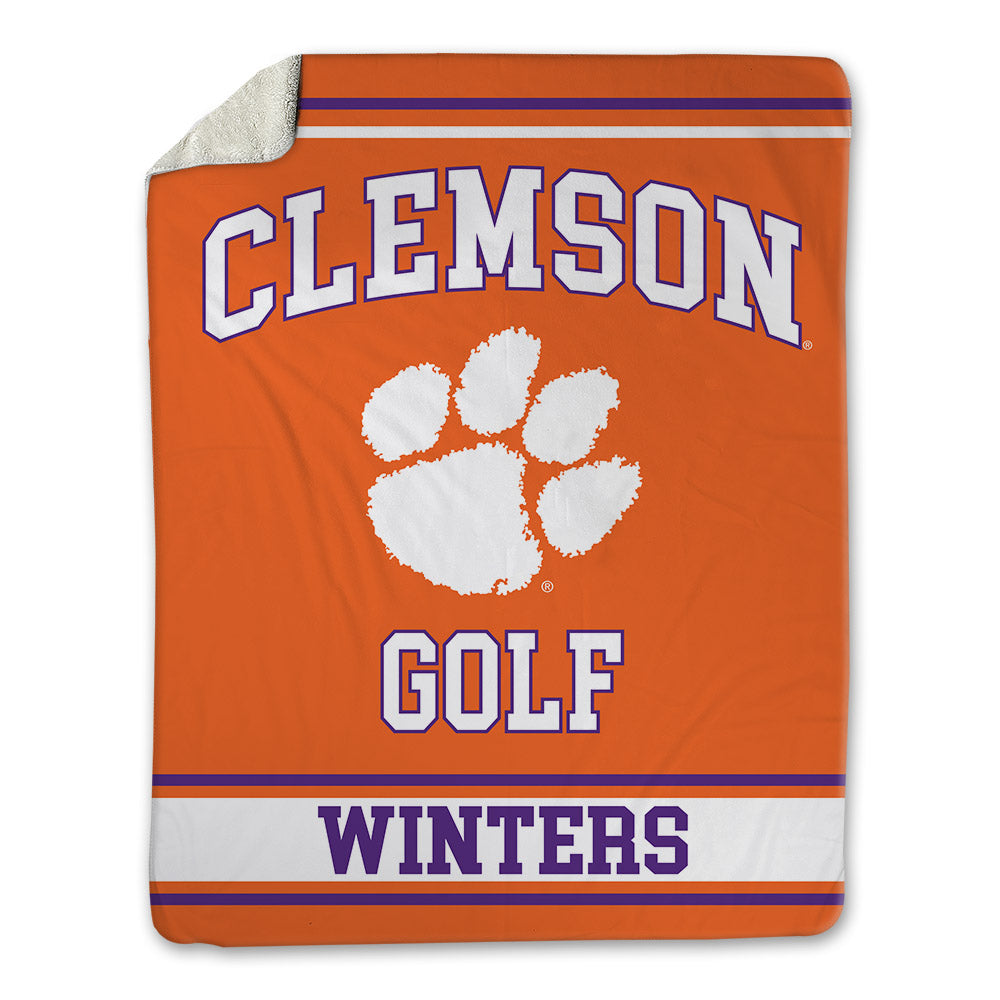 Clemson - NCAA Men's Golf : Wes Winters - Blanket-0