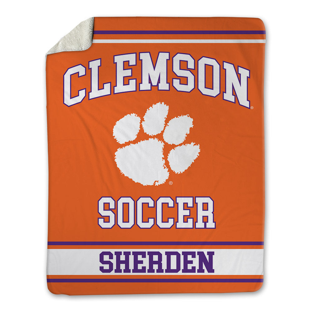 Clemson - NCAA Women's Soccer : Erin Sherden - Blanket-0