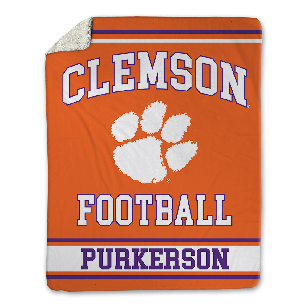 Clemson - NCAA Football : Jack Purkerson - Blanket-0