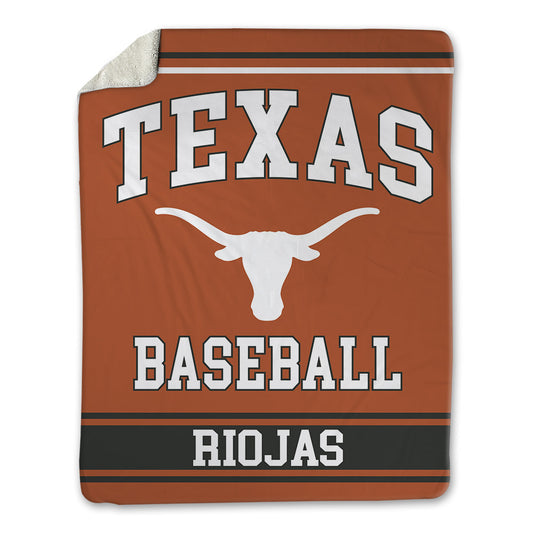 Texas - NCAA Baseball : Ruger Riojas - Blanket-0