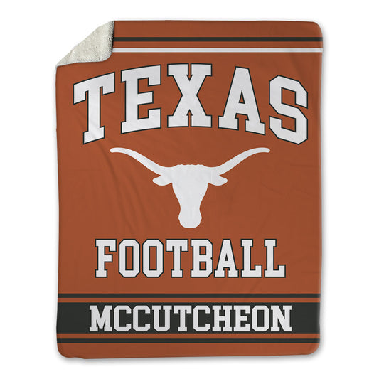 Texas - NCAA Football : Daylan McCutcheon - Blanket-0