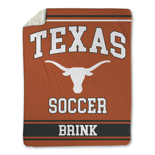 Texas - NCAA Women's Soccer : Addie Brink - Blanket-0
