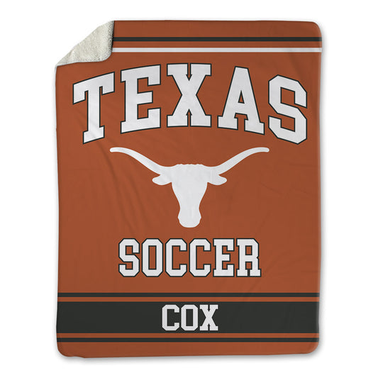 Texas - NCAA Women's Soccer : Sydney Cox - Blanket-0