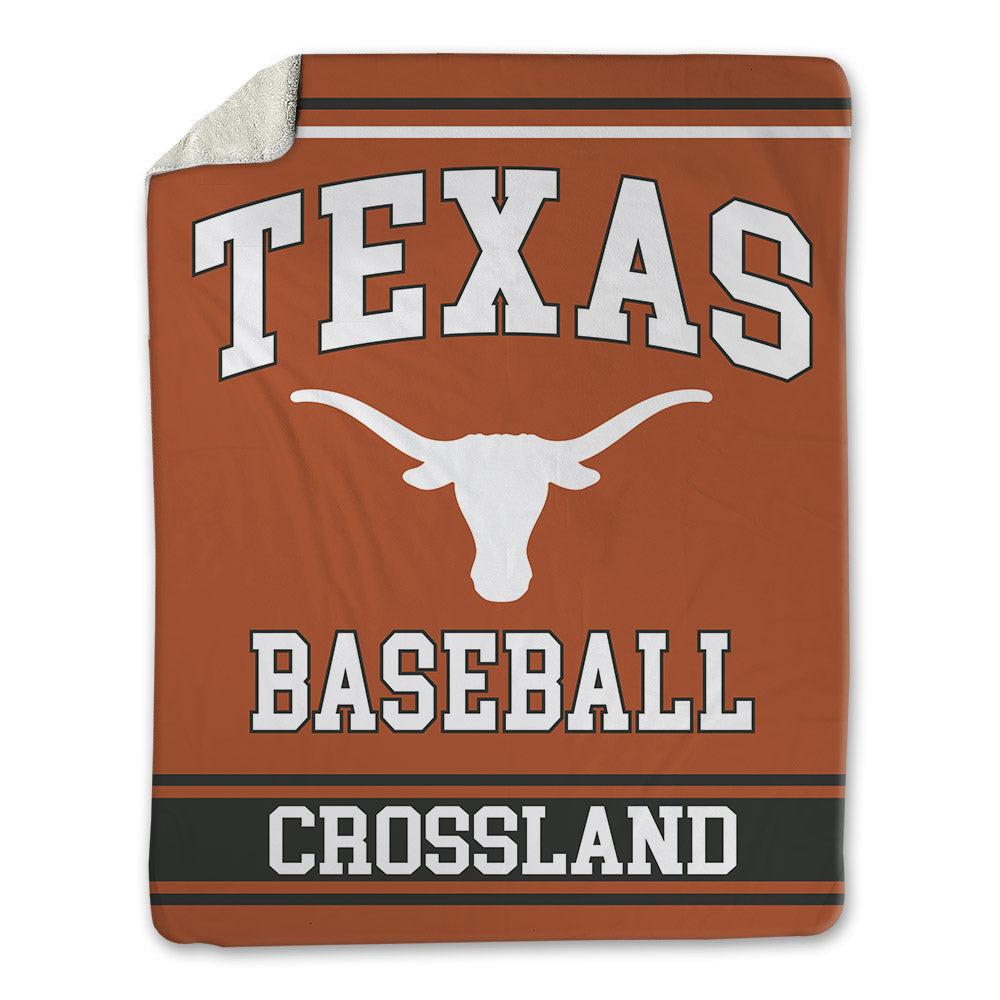 Texas - NCAA Baseball : Brett Crossland - Blanket-0