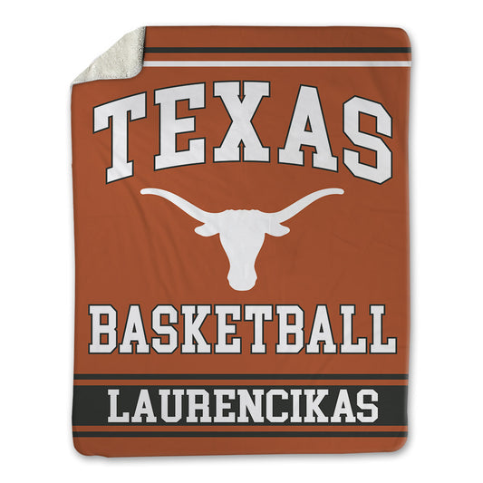 Texas - NCAA Men's Basketball : Mantas Laurencikas - Blanket-0
