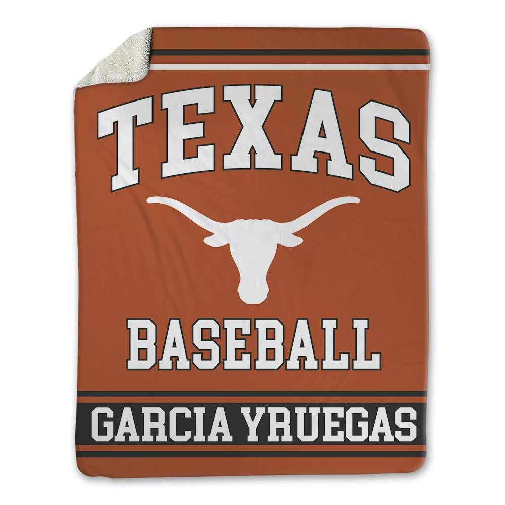 Texas - NCAA Baseball : Felix Garcia Yruegas - Blanket-0