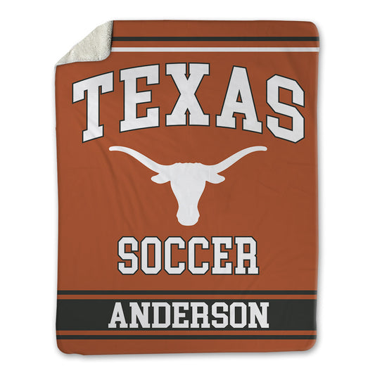 Texas - NCAA Women's Soccer : Ashlyn Anderson - Blanket-0