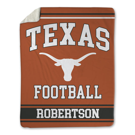 Texas - NCAA Football : Connor Robertson - Blanket-0