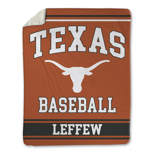 Texas - NCAA Baseball : Haiden Leffew - Blanket-0