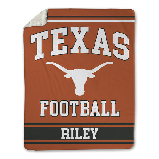 Texas - NCAA Football : Yaheim Riley - Blanket-0