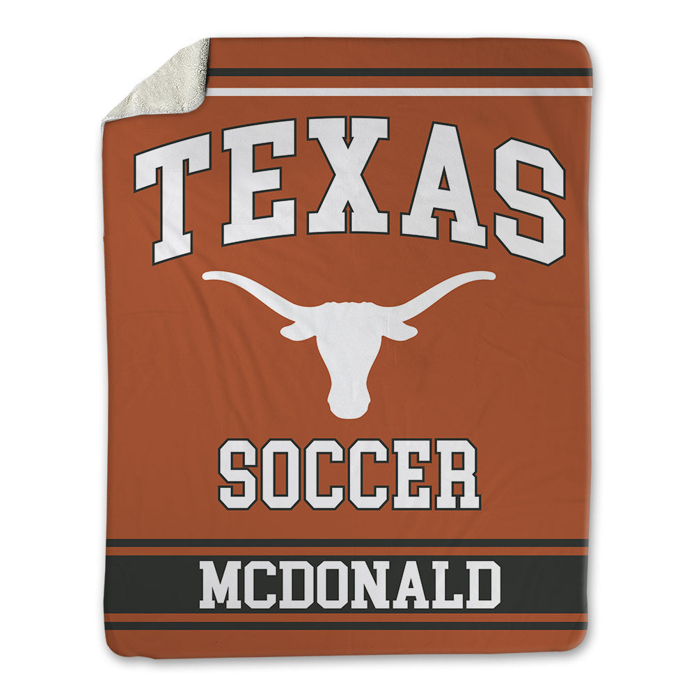 Texas - NCAA Women's Soccer : Ava McDonald - Blanket-0