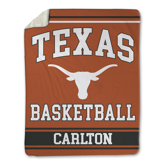 Texas - NCAA Women's Basketball : Justice Carlton - Blanket-0