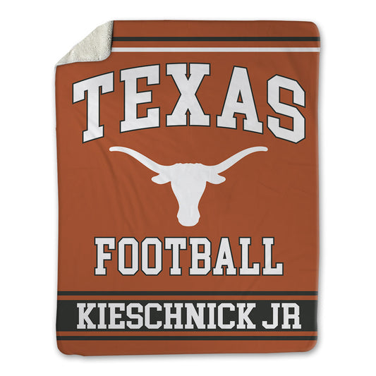 Texas - NCAA Football : Brooks Kieschnick Jr - Blanket-0