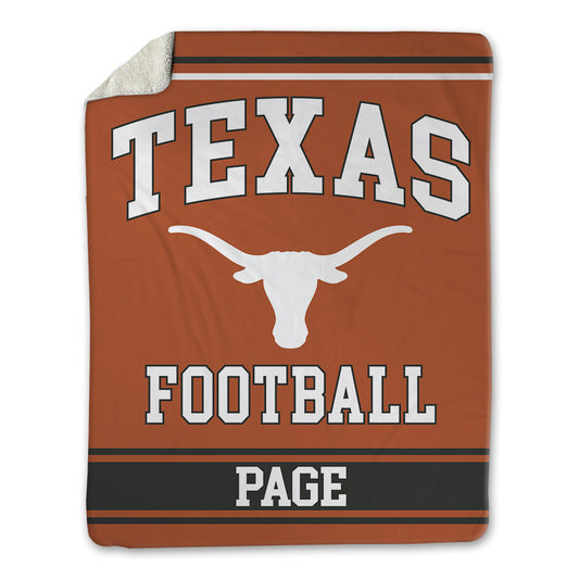 Texas - NCAA Football : Colin Page - Blanket-0