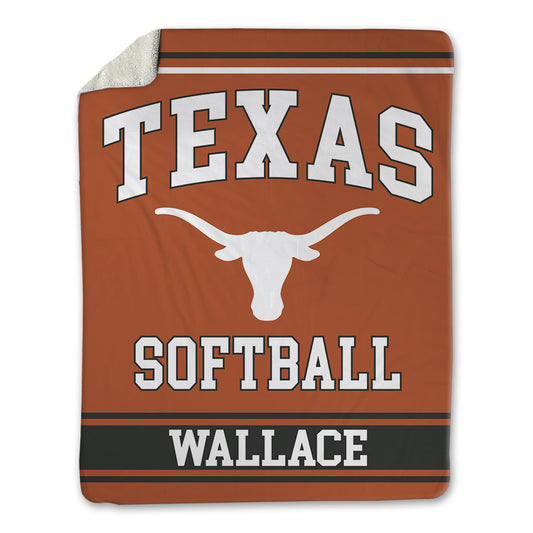 Texas - NCAA Softball : Anne Wallace - Blanket-0