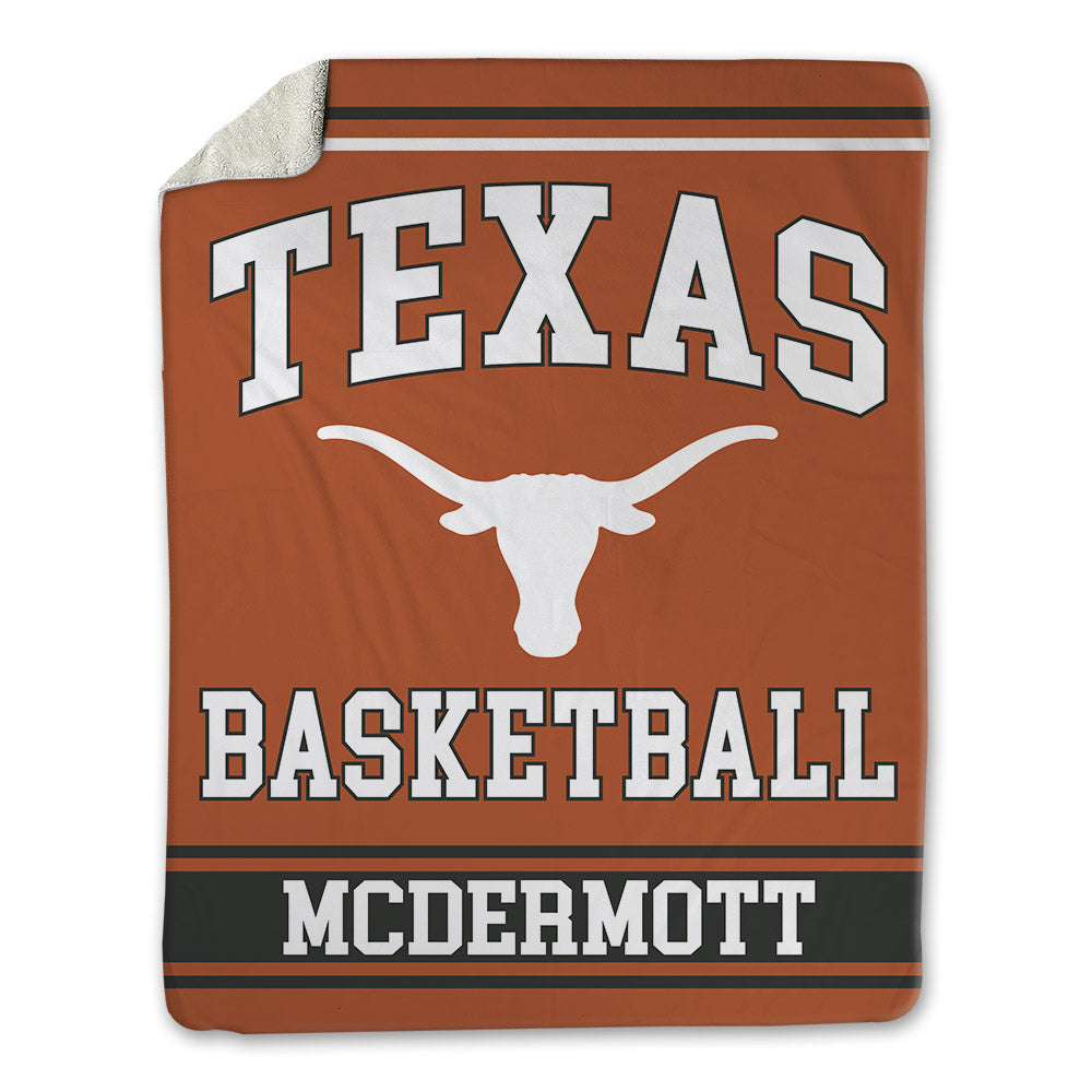 Texas - NCAA Men's Basketball : Anthon McDermott - Blanket-0