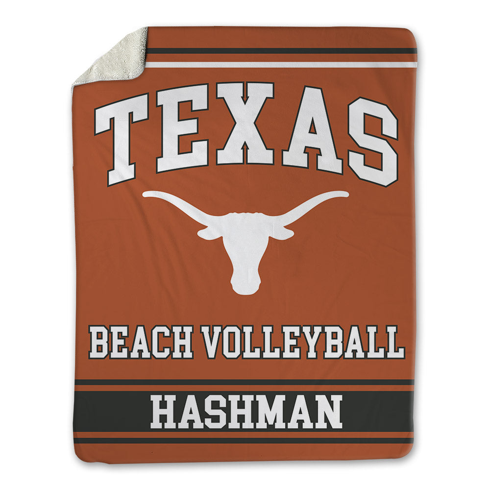 Texas - NCAA Beach Volleyball : Katie Hashman - Blanket-0