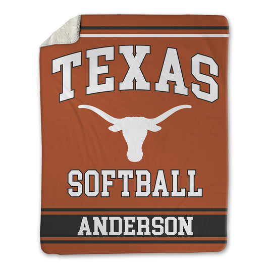 Texas - NCAA Softball : Taylor Anderson - Blanket-0
