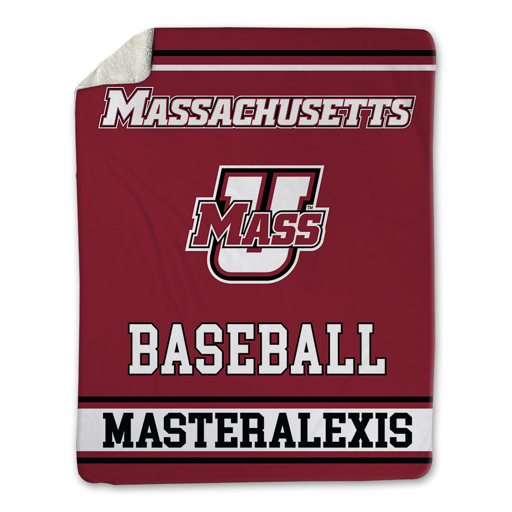 UMass - NCAA Baseball : Justin Masteralexis - Blanket-0