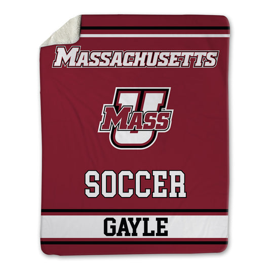 UMass - NCAA Men's Soccer : Taylon Gayle - Blanket-0