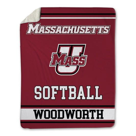 UMass - NCAA Softball : Lily Woodworth - Blanket-0