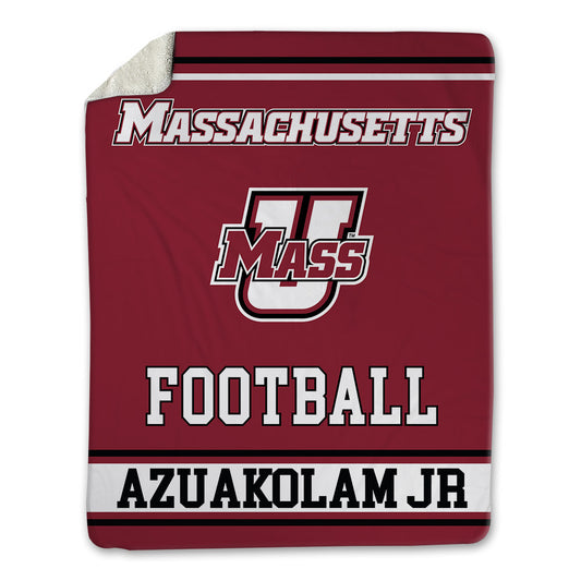 UMass - NCAA Football : Anochie Azuakolam Jr - Blanket-0