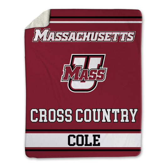 UMass - NCAA Men's Cross Country : Riley Cole - Blanket-0